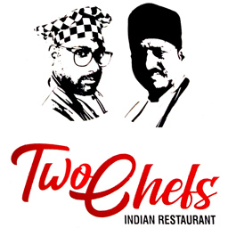 TWO CHEFS INDIAN RESTAURANT logo.